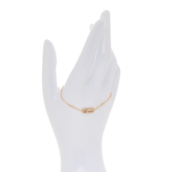 MESSIKA 18K Rose Gold Diamond Move Uno Pave Bracelet