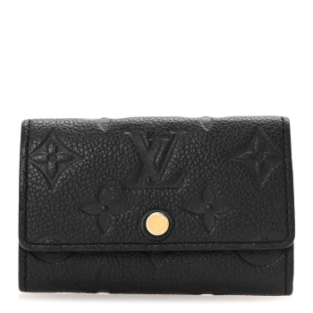 LOUIS VUITTON Empreinte Multicles 6 Key Holder Black