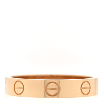 CARTIER 18K Yellow Gold 3.5mm LOVE Wedding Band Ring 52 6