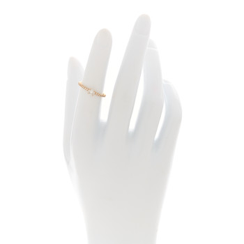 CARTIER 18K Yellow Gold Diamond Etincelle De Cartier Engagement Ring 50 5.25