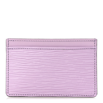LOUIS VUITTON Epi Card Holder Lilac