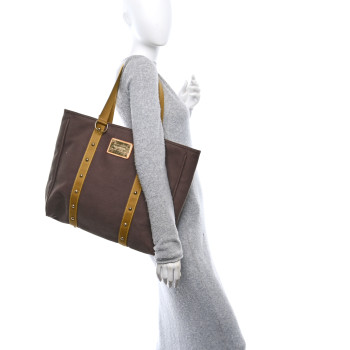 LOUIS VUITTON Toile Antigua Cabas GM Brown Kaki