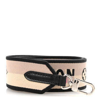 LOUIS VUITTON Jacquard Speedy Bandouliere 20 Shoulder Strap Black