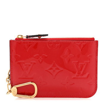 LOUIS VUITTON Vernis Key Pouch NM Cherry