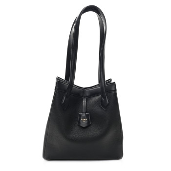 FENDI Vitello Cher Grace Medium Fendi Origami Black