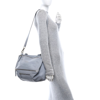GIVENCHY Sugar Goatskin Medium Pandora Pearl Grey