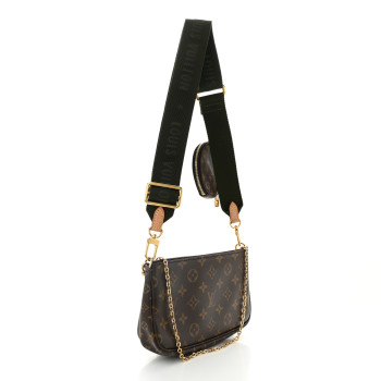 LOUIS VUITTON Monogram Multi Pochette Accessories Kaki