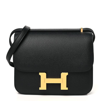 HERMES Epsom Constance 18 Black