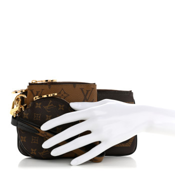 LOUIS VUITTON Reverse Monogram Giant Trio Pouch