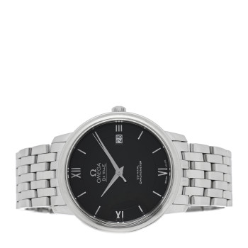 OMEGA Stainless Steel 36.8mm De Ville Prestige Automatic Watch Black 424.10.37.20.01.001