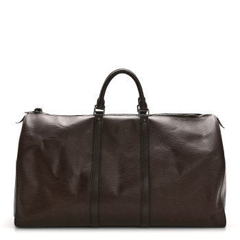 LOUIS VUITTON Epi Keepall 55 Moka