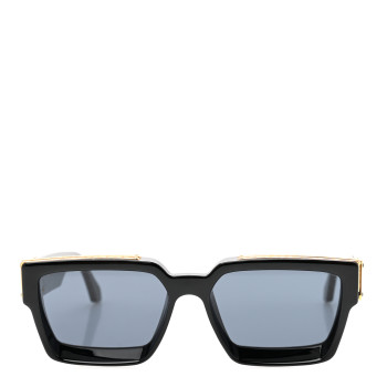 LOUIS VUITTON Acetate 1.1 Millionaires Sunglasses Z1165E Black