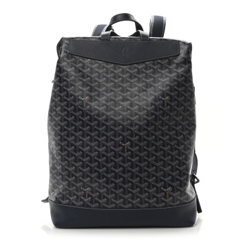 GOYARD Goyardine Calfskin Cisalpin Backpack Navy