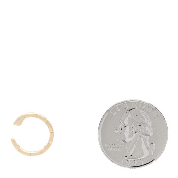 CHANEL 18K Yellow Gold Coco Crush Single Ear Cuff Earring