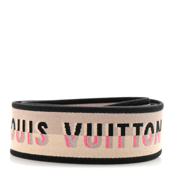 LOUIS VUITTON Jacquard Speedy Bandouliere 20 Shoulder Strap Black