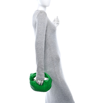 BOTTEGA VENETA Nappa Intrecciato Mini Jodie Parakeet