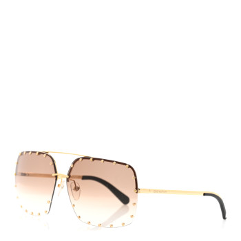 LOUIS VUITTON The Party Square Gradient Sunglasses Z2353W Brown