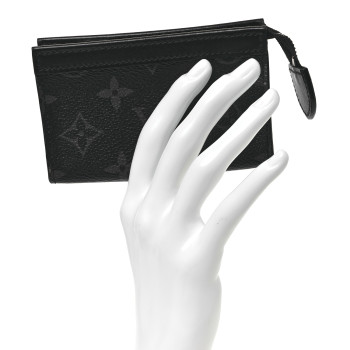 LOUIS VUITTON Monogram Eclipse Key Pouch Voyage