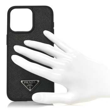 PRADA Saffiano iPhone 15 Pro Max Case Black
