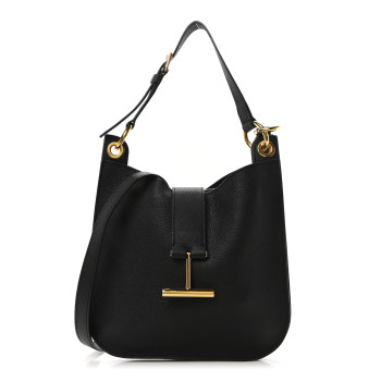 TOM FORD Grain Calfskin Small Tara Crossbody Black