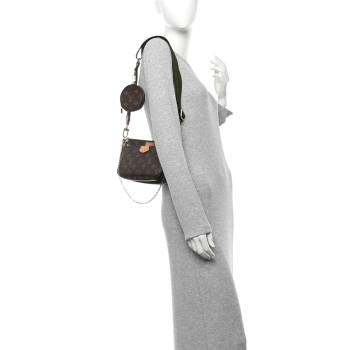 LOUIS VUITTON Monogram Multi Pochette Accessories Kaki