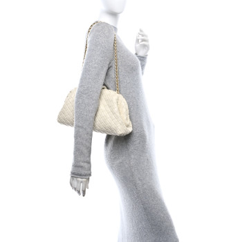 BOTTEGA VENETA Nappa Intrecciato Small The Lauren 1980 Clutch With Chain String