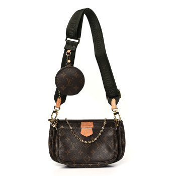 LOUIS VUITTON Monogram Multi Pochette Accessories Kaki