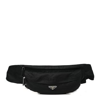 PRADA Tessuto Nylon Montagna Belt Bag Black