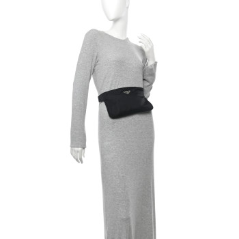 PRADA Tessuto Nylon Montagna Belt Bag Black