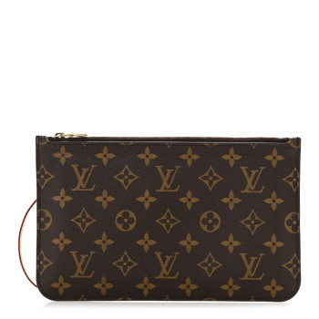 LOUIS VUITTON Monogram Neverfull MM GM Pochette