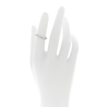 VAN CLEEF & ARPELS Platinum Diamond Tendrement Etoiles Wedding Band Ring 48 4.5