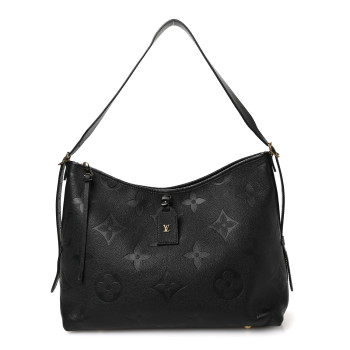 LOUIS VUITTON Empreinte Monogram Giant CarryAll MM Black