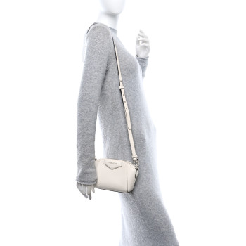 GIVENCHY Sugar Goatskin Nano Antigona White