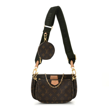 LOUIS VUITTON Monogram Multi Pochette Accessories Kaki