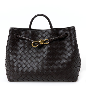 BOTTEGA VENETA Nappa Intrecciato Medium Andiamo Shoulder Bag Fondant