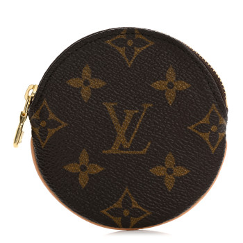 LOUIS VUITTON Monogram Round Coin Purse