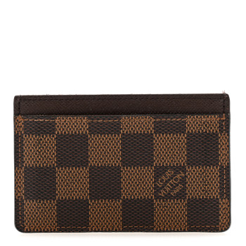 LOUIS VUITTON Damier Ebene Card Holder