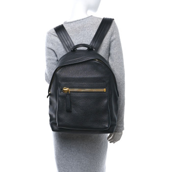 TOM FORD Grained Calfskin Buckley Backpack Black