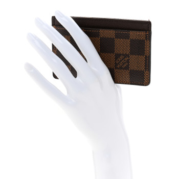 LOUIS VUITTON Damier Ebene Card Holder