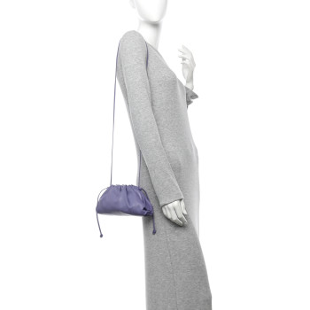 BOTTEGA VENETA Butter Calfskin The Mini Pouch Lavender