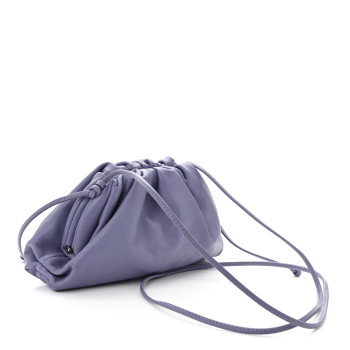BOTTEGA VENETA Butter Calfskin The Mini Pouch Lavender