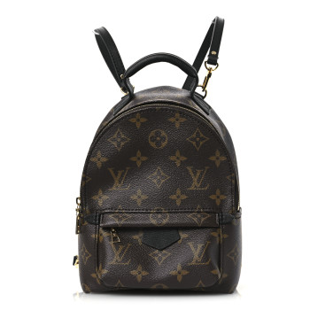 LOUIS VUITTON Monogram Palm Springs Backpack Mini
