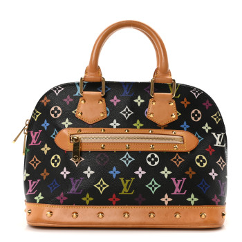LOUIS VUITTON Monogram Multicolor Alma Black