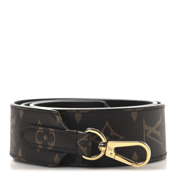 LOUIS VUITTON Monogram Bandouliere Shoulder Strap Black