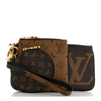 LOUIS VUITTON Reverse Monogram Giant Trio Pouch