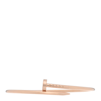 CARTIER 18K Pink Gold Small Juste Un Clou Bracelet 16