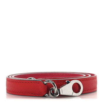HERMES Epsom Kelly Shoulder Strap Rouge De Coeur