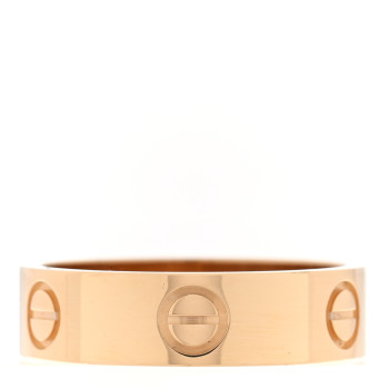 CARTIER 18K Yellow Gold 5.5mm LOVE Ring 56 7.5