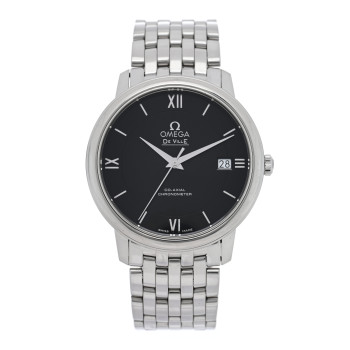 OMEGA Stainless Steel 36.8mm De Ville Prestige Automatic Watch Black 424.10.37.20.01.001