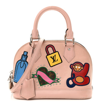 LOUIS VUITTON Epi Stickers Alma BB Rose Ballerine